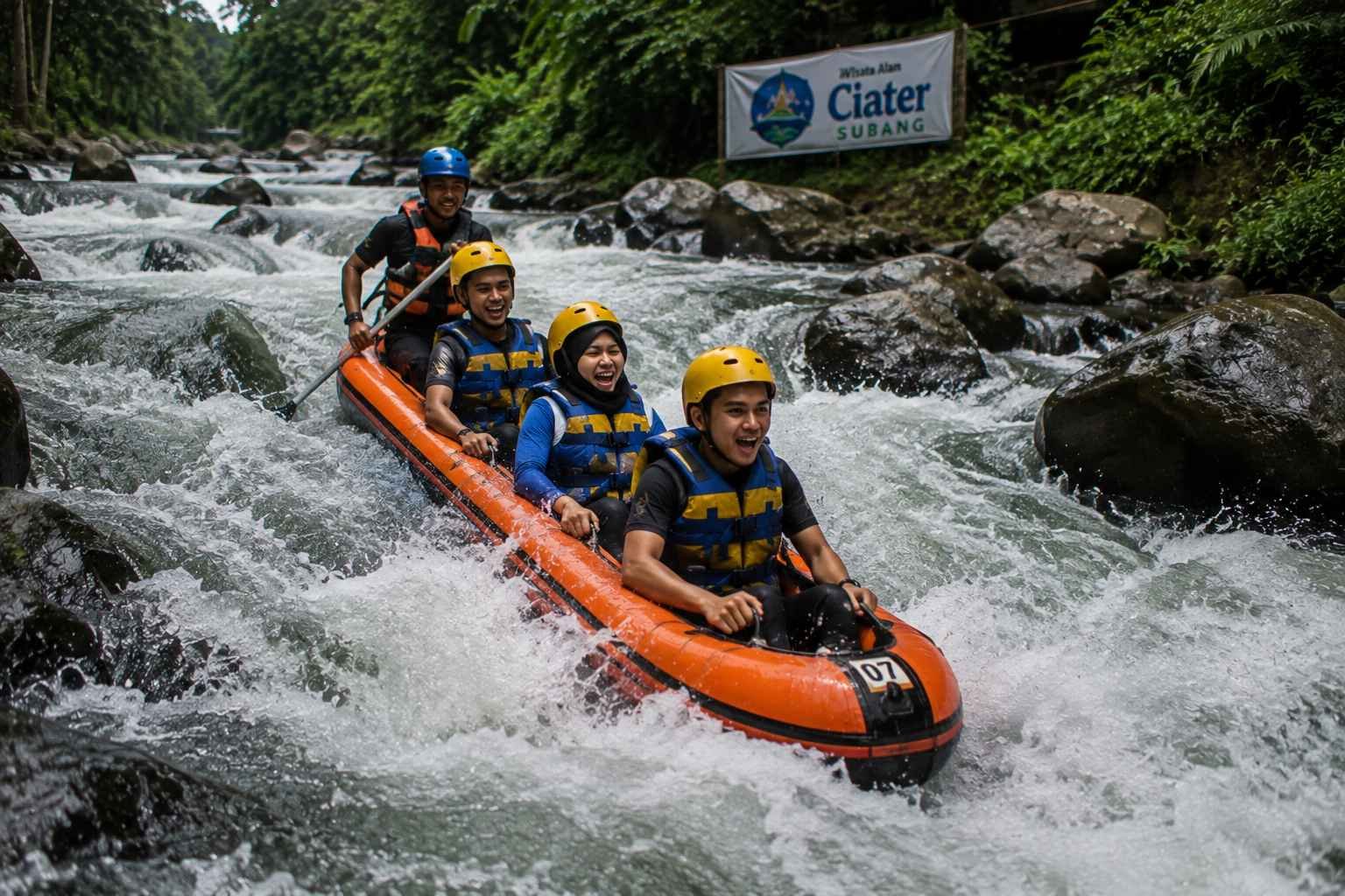 Rafting Ciater Wisata Outbound